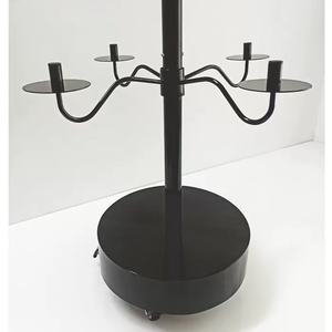 Présentoir de perruques au détail <span class=keywords><strong>arbre</strong></span> tête de mannequin debout au sol perruques présentoirs rotatifs en métal Extensions de cheveux humains présentoir de cheveux - Product Image 6