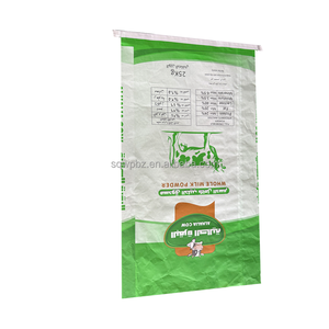 Sacs alimentaires personnalisés en papier kraft pour l'emballage du riz, du sucre, de la farine de blé, des pommes de terre, 5 kg, 10 kg, 20 kg, imprimés en flexographie, à fond cousu, à ouverture facile - Product Image 1