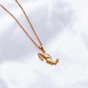 Colgante de Mapa de México de Acero Inoxidable Sin Níquel, Color Dorado, Joyería Mexicana Unisex, Colgante de Bandera de Mapa de País, Joyería de Viaje - Product Image 4