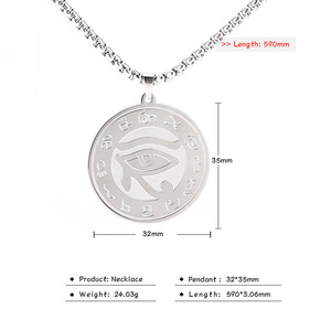 Collar <span class=keywords><strong>de</strong></span> Acero Inoxidable 304 con Corte Redondo <span class=keywords><strong>de</strong></span> Moda, Estilo Punk, para Hombre y Mujer, Venta al por Mayor <span class=keywords><strong>de</strong></span> Fábrica - Product Image 6