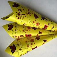 Papier d'emballage fleuriste papier d'emballage étanche papier artisanal floral pour emballage cadeau couleur personnalisée et recyclable