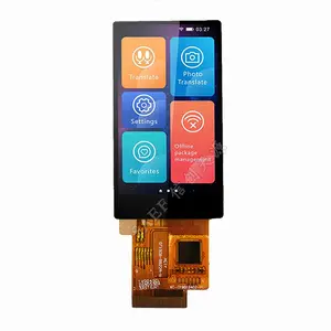 1.9" TFT lcd touch screen 170x320 IPS full viewing angle with CTP and SPI/MCU interface TFT lcd touch screen