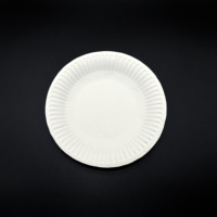 Assiettes en papier jetables de qualité alimentaire, motif spirale, personnalisées, imprimées, pour fêtes chinoises