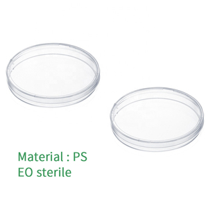 Piastra di <span class=keywords><strong>Petri</strong></span> monouso Sterile trasparente di diverse dimensioni in plastica per coltura cellulare da laboratorio con coperchio 60mm - Product Image 2