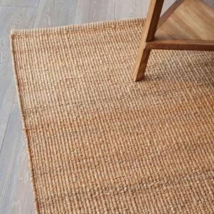 Alfombra de Cáñamo Trenzado Contemporánea Hecha a Mano, Alfombra de Yute Natural para Piso - Product Image 6