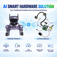 Module PCBA IA avec WiFi BLE, double écran tactile, capteur de vibration pour projets OEM de robots