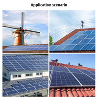 5kW 5,5kW Netzgekoppeltes Solarsystem mit Wechselrichter, LiFePO4-Batterie, Solarmodul, Heim-Solarenergiesystem für Haus und Hof