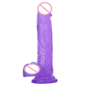 Strumento giocattolo del sesso realistico femminile 100% Dildo in TPE sicuro e sano coppie Dildo per massaggio sessuale per donne adulte