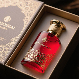 Bán Buôn Sang Trọng Vòng Nước Hoa Chai Thủy Tinh Rỗng Uốn Đen 30Ml <span class=keywords><strong>50Ml</strong></span> <span class=keywords><strong>100Ml</strong></span> <span class=keywords><strong>200Ml</strong></span> 250Ml Chai Nước Hoa Với Vàng Zamac Cap - Product Image 4