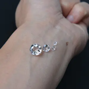 100% 天然石英水晶裸钻批发价格钻石制造商