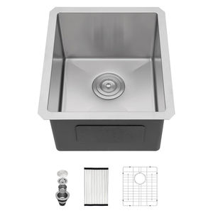 Fregadero de barra de cocina 304 Acero inoxidable PVD Gunmetal Black <span class=keywords><strong>Small</strong></span> Bar Fregadero Undermount Fregadero de cocina para cocina o Bar - Product Image 3