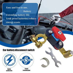 Interruttore di Disconnessione Batteria Auto 12V 24V, Interruttore Manuale in Lega di Zinco, Strumento di Disconnessione Polo Negativo Senza Attrezzi - Product Image 6