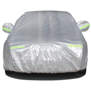 Funda para Coche de Aluminio Engrosado con Tiras Reflectantes, Anti-Nieve, Impermeable, Antipolvo, Universal para Exteriores - Product Image 1