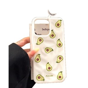 เคสโทรศัพท์ลายการ์ตูนผลไม้ต่างๆ เช่น อะโวคาโด ทุเรียน ฝรั่ง ลายเปลือกหอยย่น สำหรับ <span class=keywords><strong>iPhone</strong></span> 16 15 14 13 12 <span class=keywords><strong>11</strong></span> Pro Max - Product Image 6