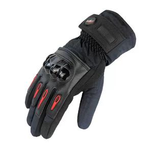Gants de moto chauds, style hiver, imperméables, coupe-vent, pour la conduite en moto, gants multifonctionnels - Product Image 2