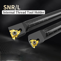 AFDJ SNR/L Couteaux industriels CNC pour le tournage des trous internes Dureté 65HRC Lame de 10mm revêtue de carbure de titane Garantie 1 an