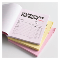Bloc-notes personnalisé pour restaurants, bloc-notes de commande de restaurant sans carbone, couverture rigide, reliure à cheval, numérique pour la facturation des serveurs