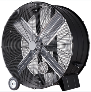 Ventilador de Tambor de Piso con Ruedas para Almacén de Equipos de Gimnasio, Móvil, Potente de 950w, 48 Pulgadas, Accionado por Correa - Product Image 2