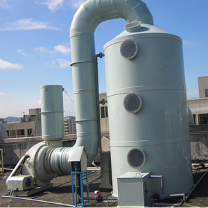Lit emballé de tour équipé de pompe pour l'équipement de lavage d'épurateur humide d'industrie des eaux usées - Product Image 1