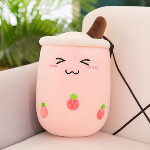 Cuscino Peluche Boba Tea con Imbottitura in Cotone PP, Design con Espressioni Kawaii per la Stanza delle Ragazze e Regali di Compleanno - Product Image 2
