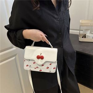 <b>Small</b> Fresh Cherry Printed Handbag Fashion Designer Style <b>Shoulder</b> <b>Bag</b> Versatile <b>Shoulder</b> <b>Bag</b> - Product Image 5