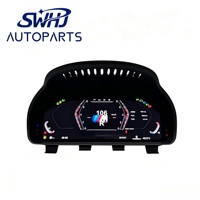 Panel Instrumen Digital LCD Lengkap untuk BMW, Pemasangan Plug and Play Tanpa Perusakan, Multi Tema UI, Spedometer