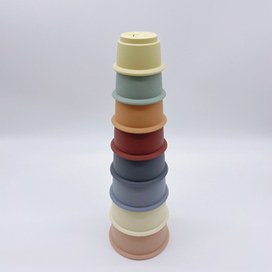 8 Chiếc Có Số & Mẫu Xếp Chồng Cốc Đồ Chơi Xây Dựng Cho Bé, Cốc Lồng Trẻ Mới Biết Đi - Product Image 5