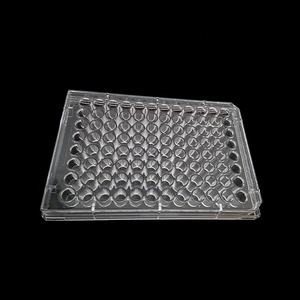 Placa de cultivo de celdas de 96 Pozo, cubierta transparente opcional, suministros de laboratorio de China - Product Image 2