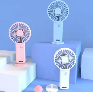 Mini ventilador pequeño de mano para escritorio, dispositivo de ventilación de refrigeración de aire con carga Usb, ajuste multiengranaje, para el hogar, novedad de verano