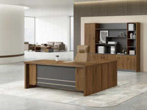 Mesa de oficina de negocios de lujo moderna: elegante diseño de estación de trabajo para las necesidades de muebles comerciales - Product Image 5