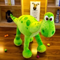 Peluche Géante Dinosaure M : Brachiosaurus Réaliste, Personnalisable avec Logo, Vert, Doux, Jouet en Peluche