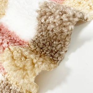 Tissu polaire confortable bleu à motif bohème 100% polyester tricoté 350 g/m² imprimé Sherpa pour vestes d'hiver - Product Image 2