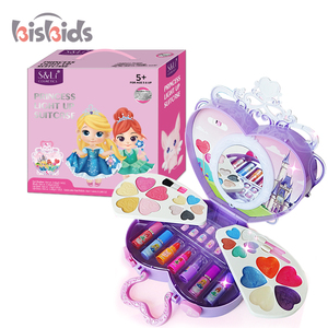 Nuevo Diseño de Moda, Set de Juego de Belleza para Princesitas, Mini Maleta Portátil de Plástico, <span class=keywords><strong>Maquillaje</strong></span> para Niñas con Espejo - Product Image 2