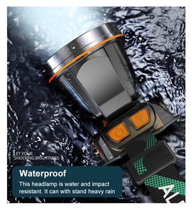 Linterna Frontal Súper Brillante con Sensor de Movimiento, LED Recargable Tipo-C, Luz Blanca y Amarilla, Impermeable, para Camping y Pesca al Aire Libre - Product Image 3