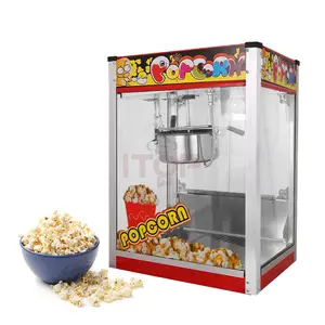 ITOP 8Oz bollitore Pop Corn Maker pieghevole Popcorn Flat Top macchina per Popcorn vendita calda macchina automatica per Popcorn