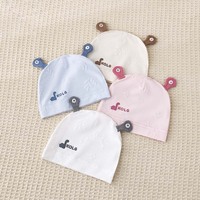 Gorro Unisex para Bebés de 0 a 3 Meses, Clase A, Algodón Suave y Antibacteriano, Protege Contra el Viento y la Fontanela, Uso en Verano