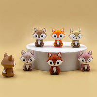 Nouveautés Perles en silicone 3D en forme de renard de dessin animé pour la fabrication de stylos et la décoration de bijoux et de bracelets