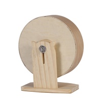 Roue de course silencieuse en bois pour petits animaux, hamster, souris, jouet pour animaux de compagnie