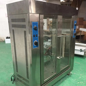 <span class=keywords><strong>Rôtissoire</strong></span> de <span class=keywords><strong>poulet</strong></span> à gaz de service professionnel en acier inoxydable avec roues <span class=keywords><strong>rôtissoire</strong></span> à porte en verre pour restaurant - Product Image 6