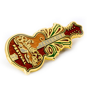 Pin de Esmalte Color Oro Rosa, Broches Metálicos de Esmalte Duro Personalizados al por Mayor - Product Image 2