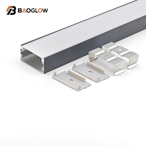 Factory 40*20 Black Customized Outdoor Rgb Led Profile <b>Light</b> for Aluminum Profile <b>Light</b> for Surface Roof 20mm Channel Costmazing - Product Image 1