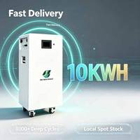 Batterie LiFePO4 avec garantie de 10 ans, 5 kWh, 10 kWh, 20 kWh, 51,2 V, 100 Ah, 200 Ah, stockage d'énergie domestique pour l'énergie solaire