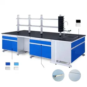 Mobilier scolaire équipement de laboratoire table mobilier de laboratoire optique prix évier lavage hotte aspirante