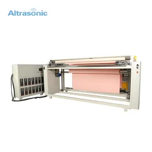 अल्ट्रासोनिक Embossing मशीन कृत्रिम चमड़े बिस्तर संबंध अल्ट्रासोनिक Quilting मशीन के लिए कृत्रिम चमड़े