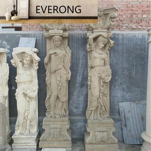 Colonnes romaines en granit de conception européenne moderne pour l'extérieur, pour <span class=keywords><strong>la</strong></span> décoration de maisons, villas, hôtels, colonnes en marbre - Product Image 4