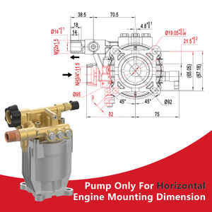 Bomba de lavado a presión horizontal de 3/4 pulgadas de proveedor chino Kuhong, bombas de lavado a presión en venta - Product Image 3