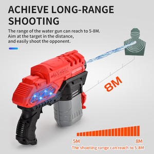 Plastic klein speelgoed schietpistool voor kinderen met verlichting, automatisch elektrisch waterpistool - Product Image 5