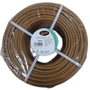 Cable Eléctrico Italiano de 100 m, FS18OR18 450/750V, Multipolar 2x2.5mm, D8, 3 Núcleos, Cable de Cobre Trenzado, Aislamiento EPR, Rollo de 100 m - Product Image 1