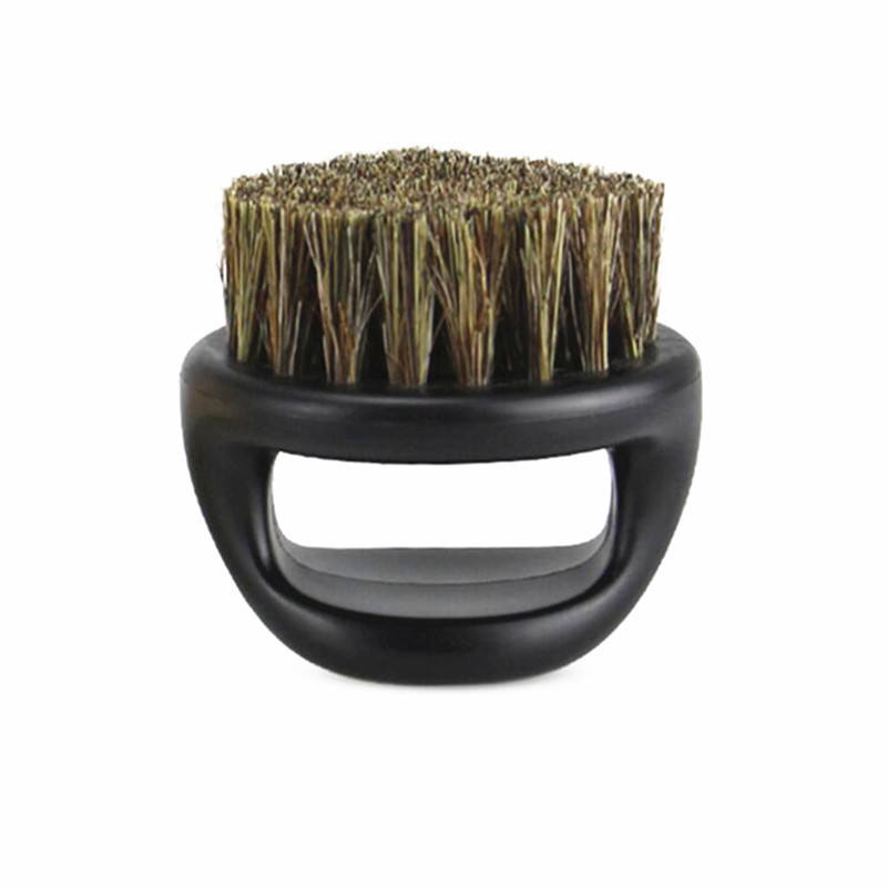 Black handle black hair