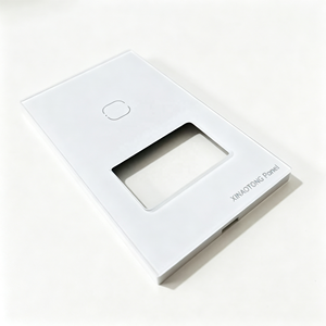 Contrôleur de température intelligent personnalisé en or, façade en verre trempé, écran à découpe ronde, adhésif PVC PET - Product Image 6